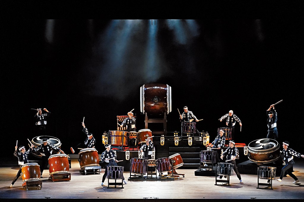 ▲強烈的節奏感、激情澎湃的表現力，太鼓沉重、震撼有力的聲音直達心坎。