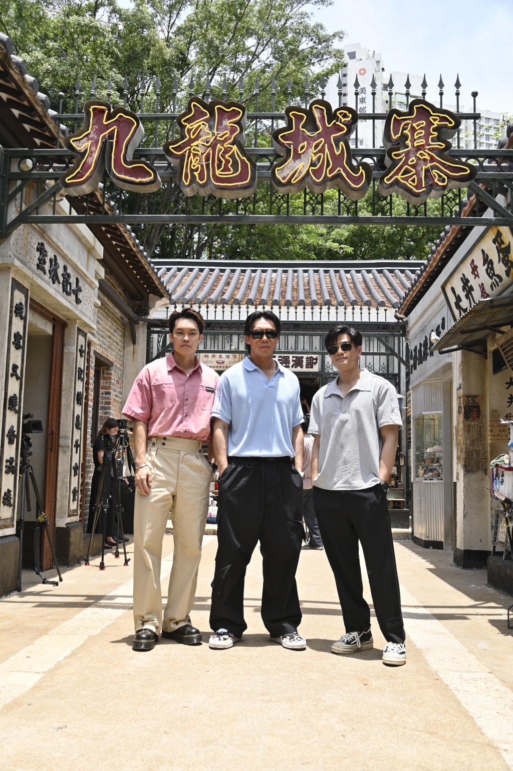 張文傑笑言最開心電影場景展室內冷氣充足,是不錯的旅遊熱點。 張文傑笑言最開心電影場景展室內冷氣充足,是不錯的旅遊熱點。