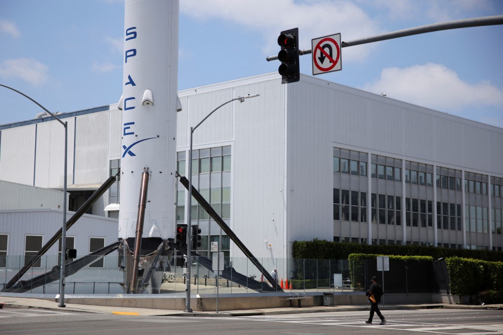SpaceX加州总部。路透社
