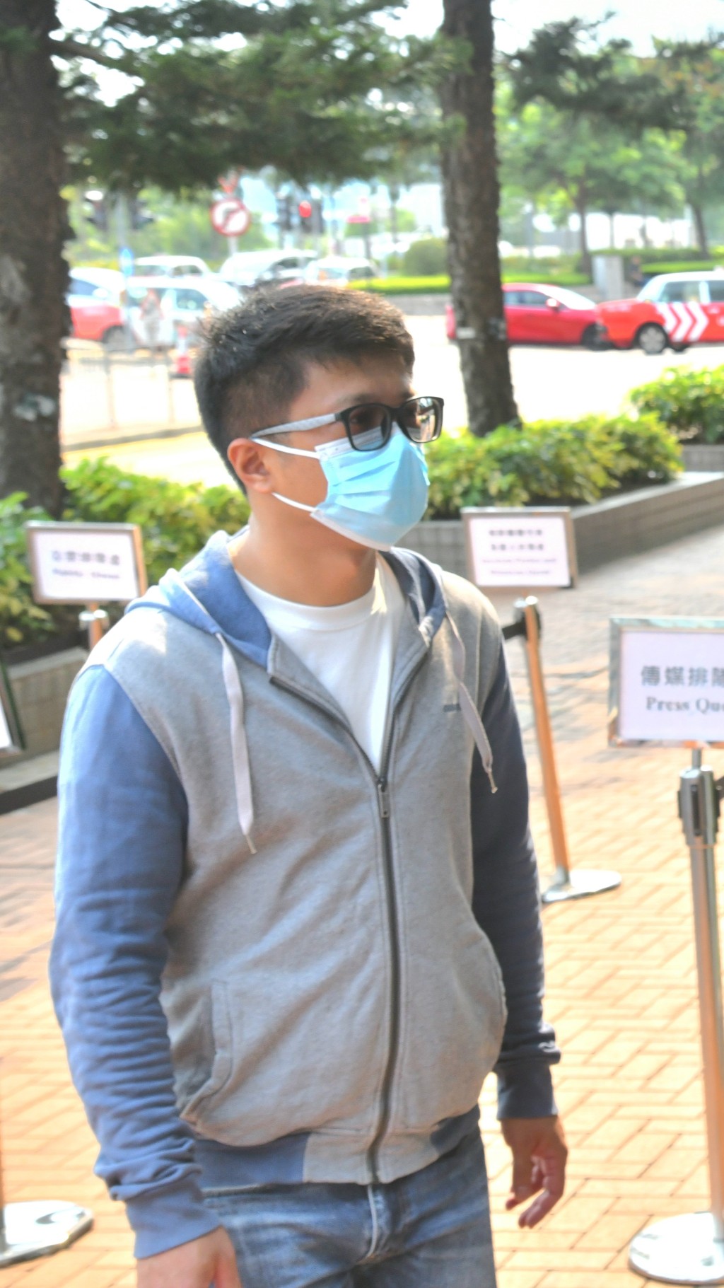 港鹏工程公司负责人吴培坤。何健勇摄
