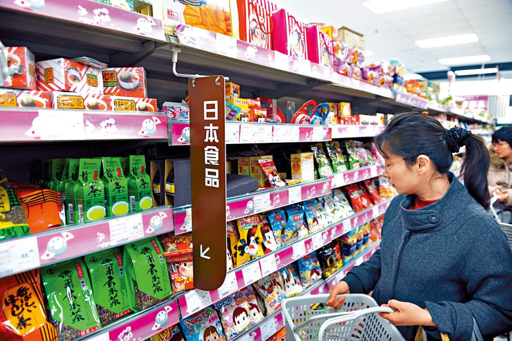 内地加强对日本进口食品的检查。