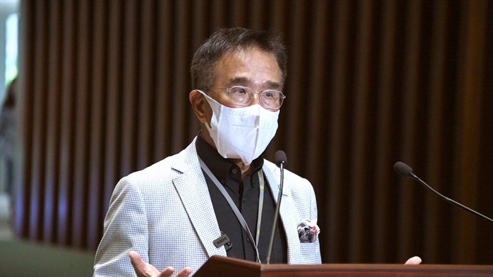 香港民研調查指田北辰五大立法會議員中為民望最高者。資料圖片