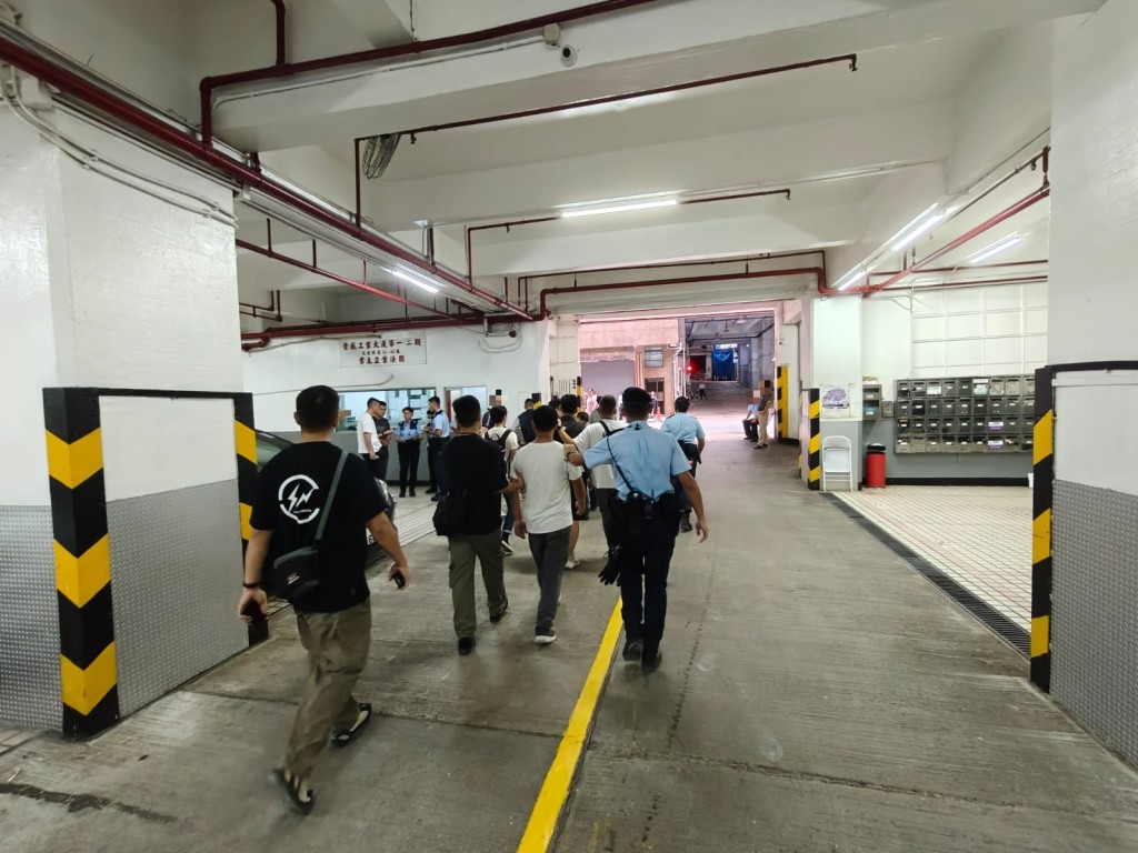 警方新界南展開代號「馳箭」的反罪惡行動。警方圖片 警方新界南展開代號「馳箭」的反罪惡行動。警方圖片