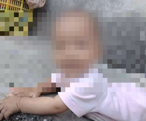 家長稱自己的兒子被害時才7個月大。 家長稱自己的兒子被害時才7個月大。