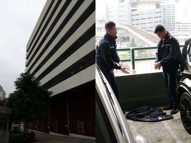 警方現正在現場調查其墮樓原因。