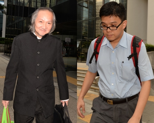 女學生家長梁銳成(左)及教師梁志宏(右)。資料圖片