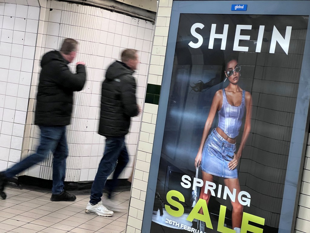 法國國會通過打擊快速時尚法，中國品牌Shein首當其衝。路透社