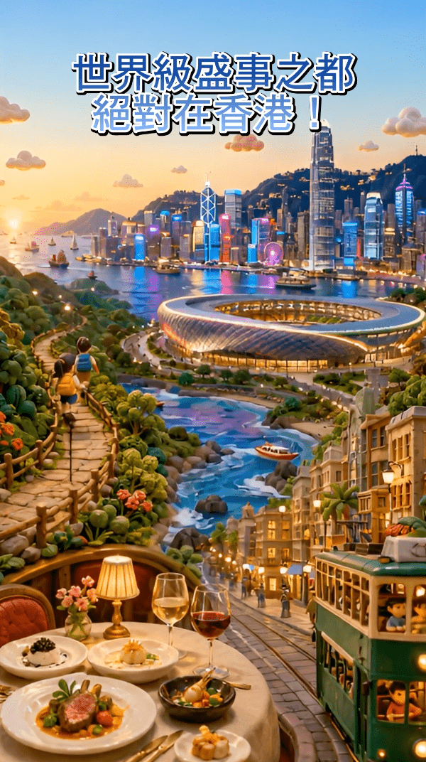 能獲得這些如此厲害的殊榮,除了業界的努力,背後政府亦全力推動「盛事經濟」,落實「盛事+旅遊」和「文體旅融合」政策,串連文化、體育、餐飲、零售和旅遊。世界級盛事之都,絕對在香港! 能獲得這些如此厲害的殊榮,除了業界的努力,背後政府亦全力推動「盛事經濟」,落實「盛事+旅遊」和「文體旅融合」政策,串連文化、體育、餐飲、零售和旅遊。世界級盛事之都,絕對在香港!