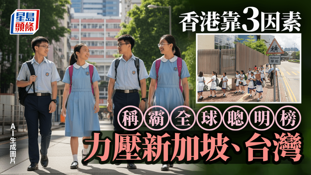 全球學生聰明榜公布 香港居冠台灣排第四