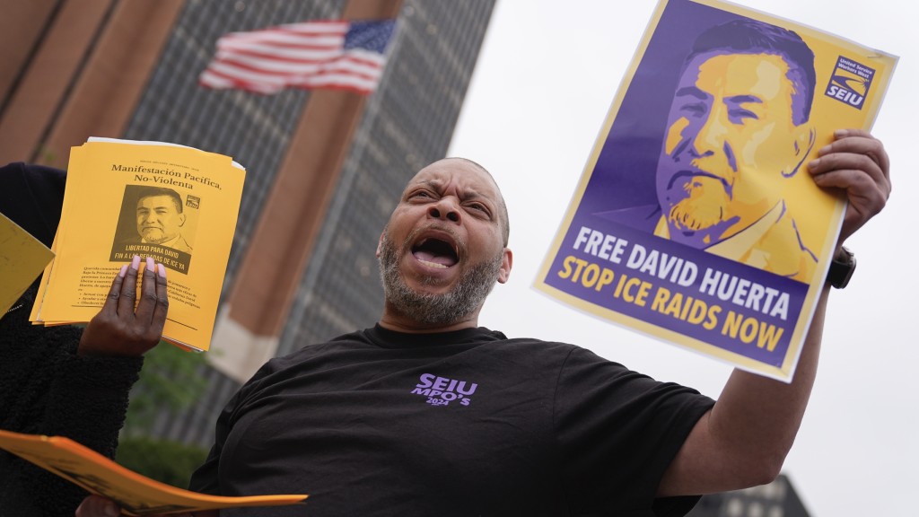 洛杉磯示威蔓延|費城反ICE示威。 美聯社 洛杉磯示威蔓延|費城反ICE示威。 美聯社