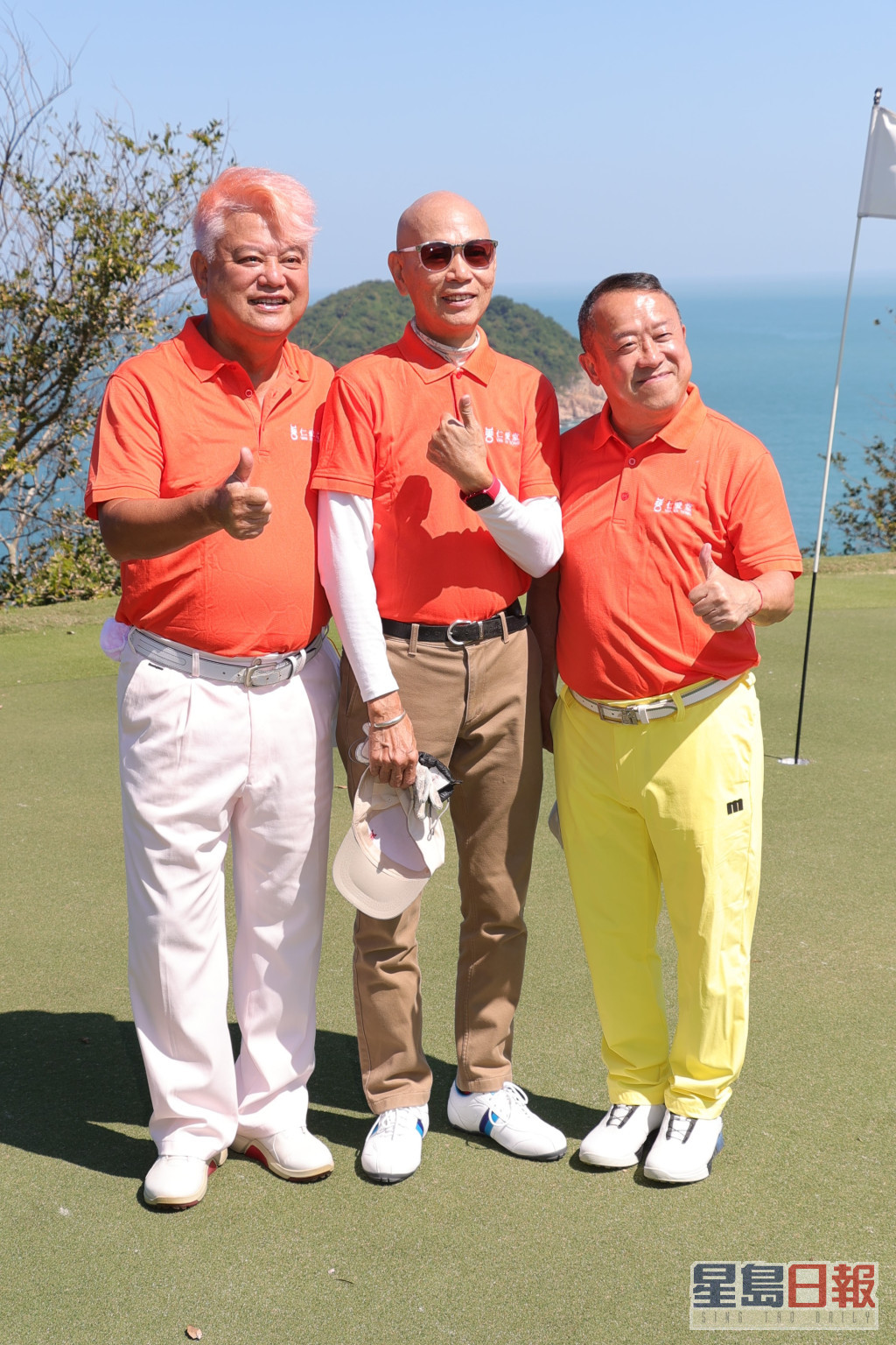 曾志伟、罗家英、陈百祥等到清水湾出席《仁爱堂慈善高尔夫球赛》。