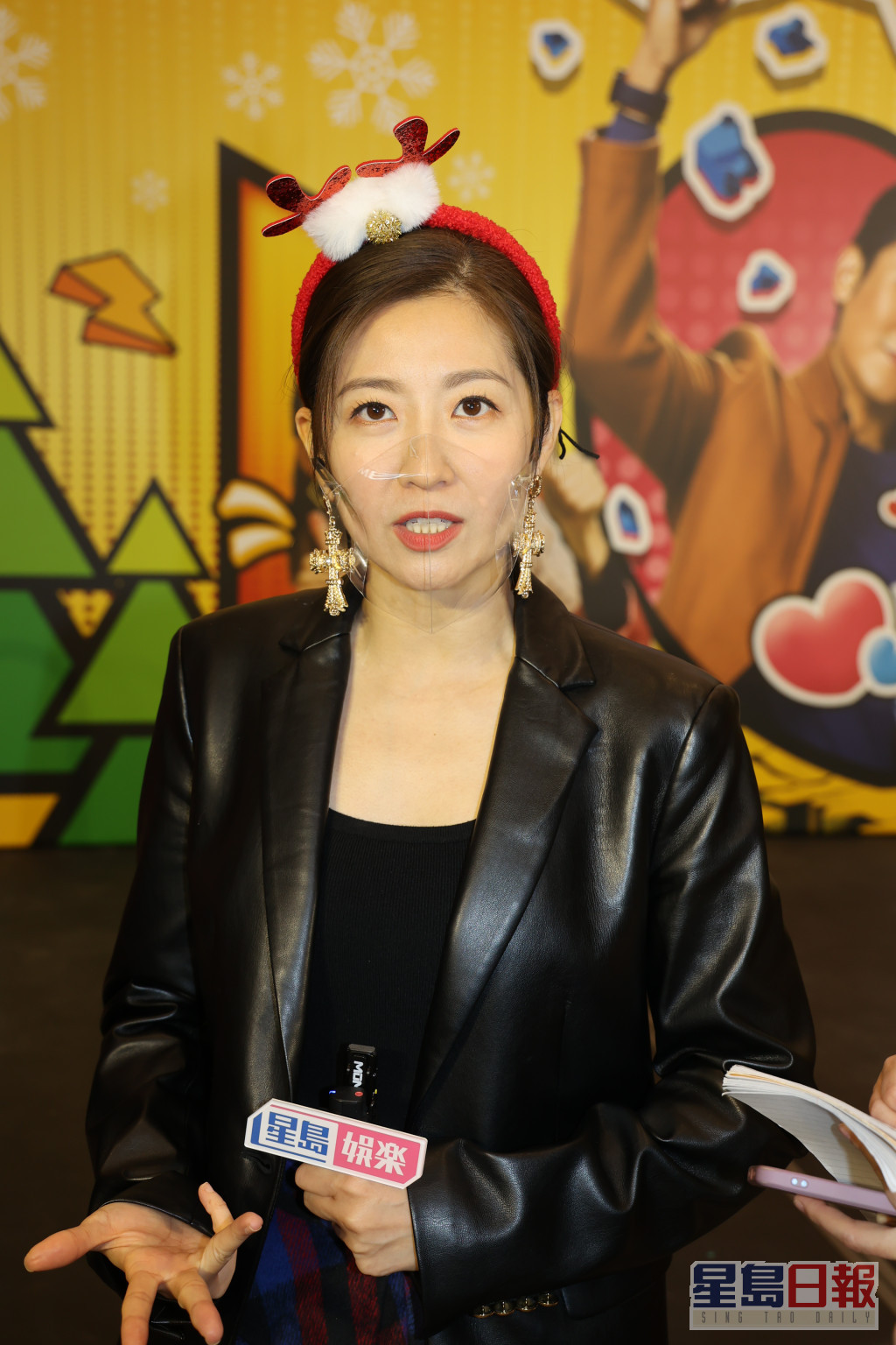 陳自瑤表示劇中的角色充滿喜感。