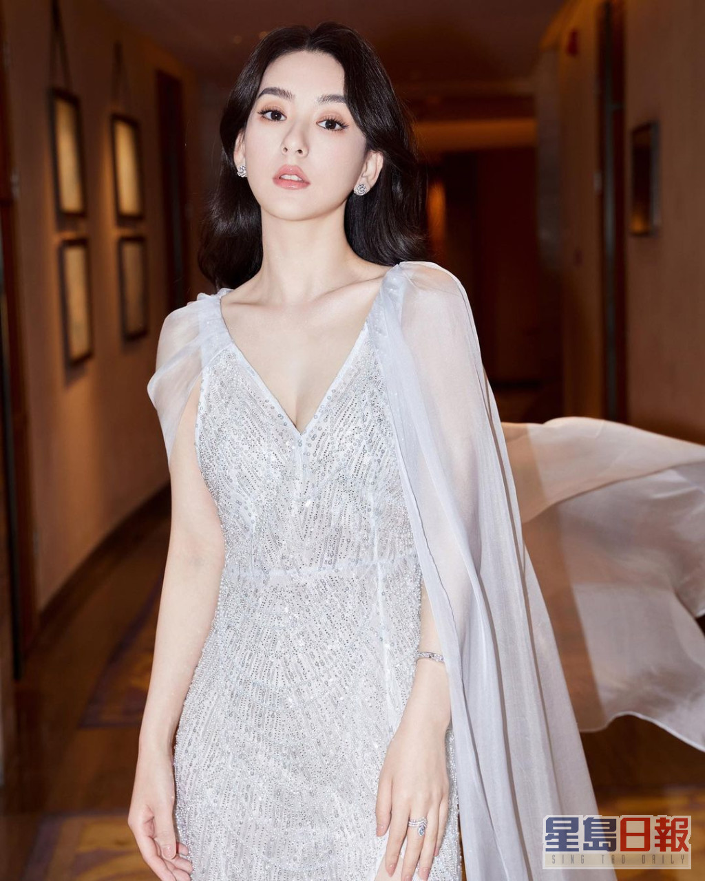 方媛早前參加上海時裝周。