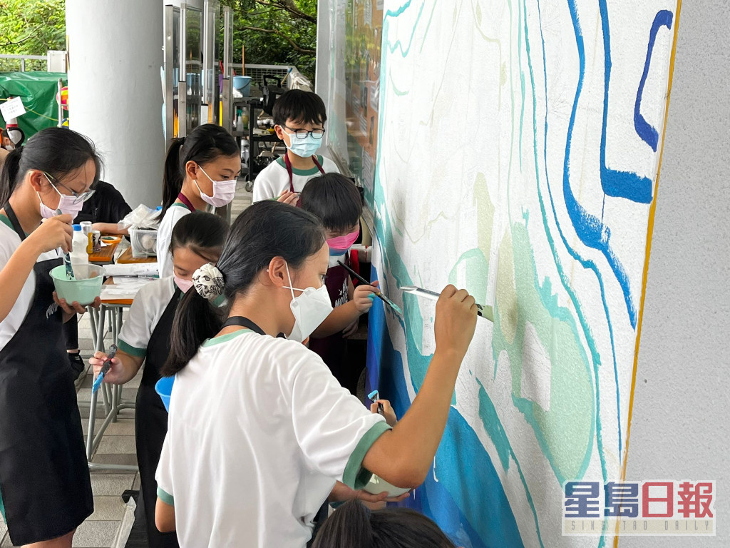 「動感香港 」首辦的「NFT x校園壁畫創作計劃」活動。