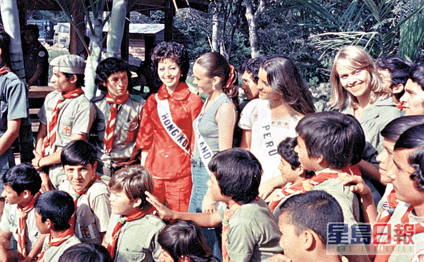 当年张玛莉代表香港参加环球小姐。