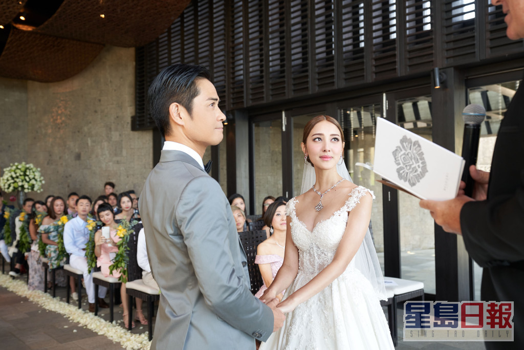 陳凱琳與鄭嘉穎在印尼峇里島舉行婚禮。