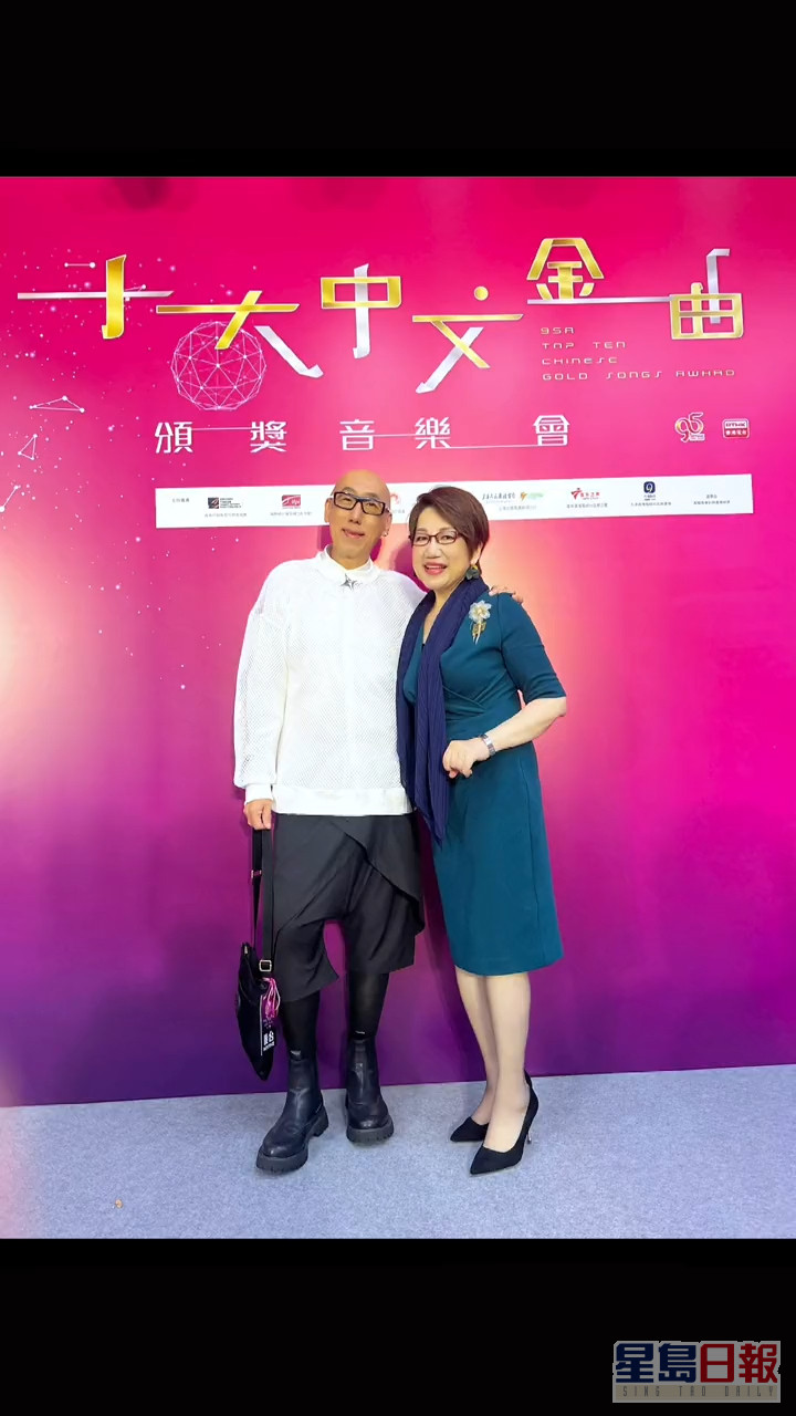 張學潤5月初曾返港出席十大中文金曲頒獎禮。