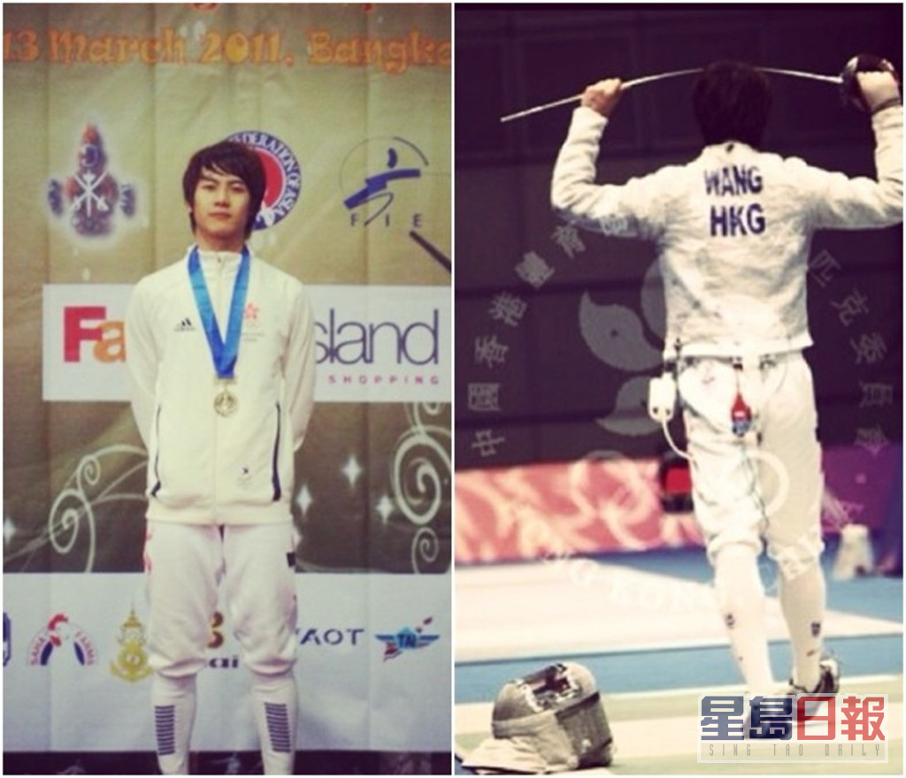 韩团GOT7的王嘉尔的父亲有「亚洲第一剑」之称，他继承衣钵，10岁开始接触剑击，12岁就拿到全运会金牌。