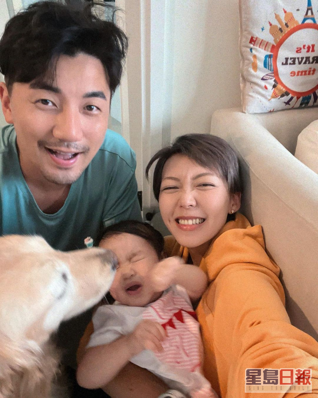 日前梁诺妍分享家庭照惹网民爆笑。