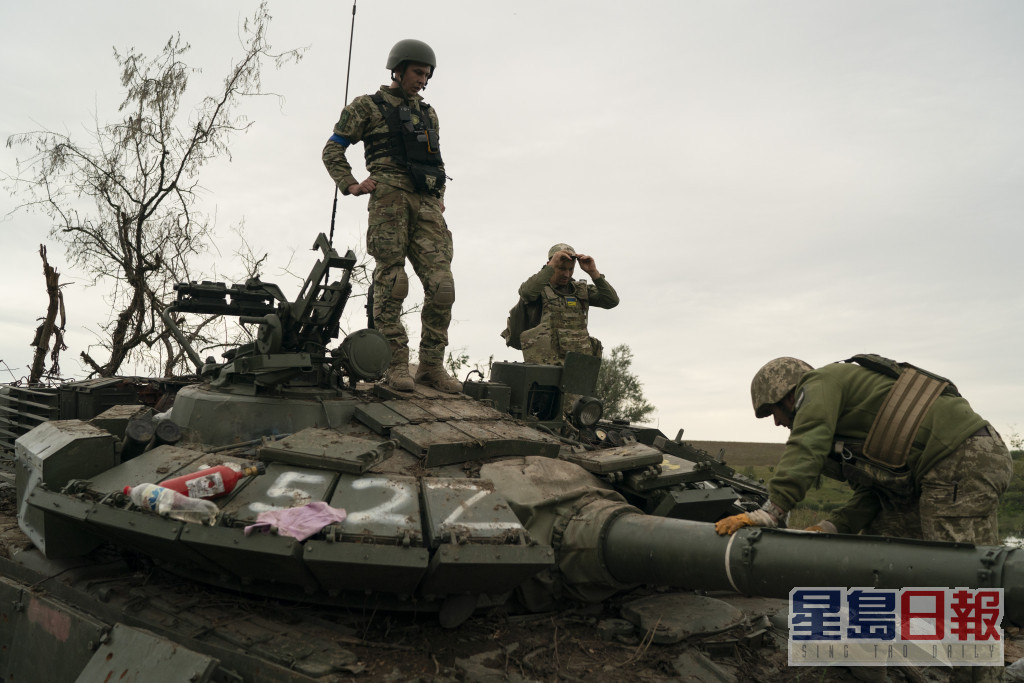 乌军短短一周内收复了9千平方公里土地。AP