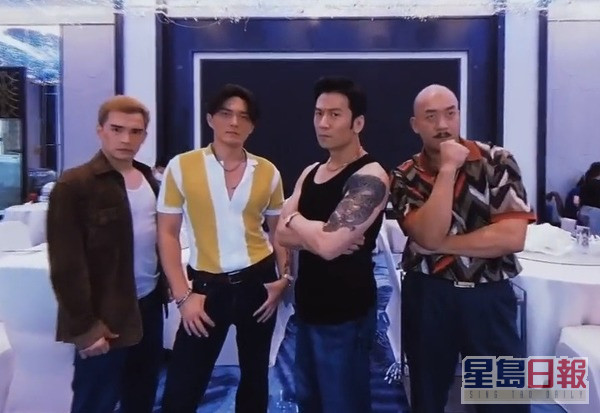 张柏文（左）最近有份演出TVB热播剧《一舞倾城》。