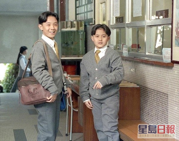 張繼聰（左）和黃寶龍飾演同校同學。