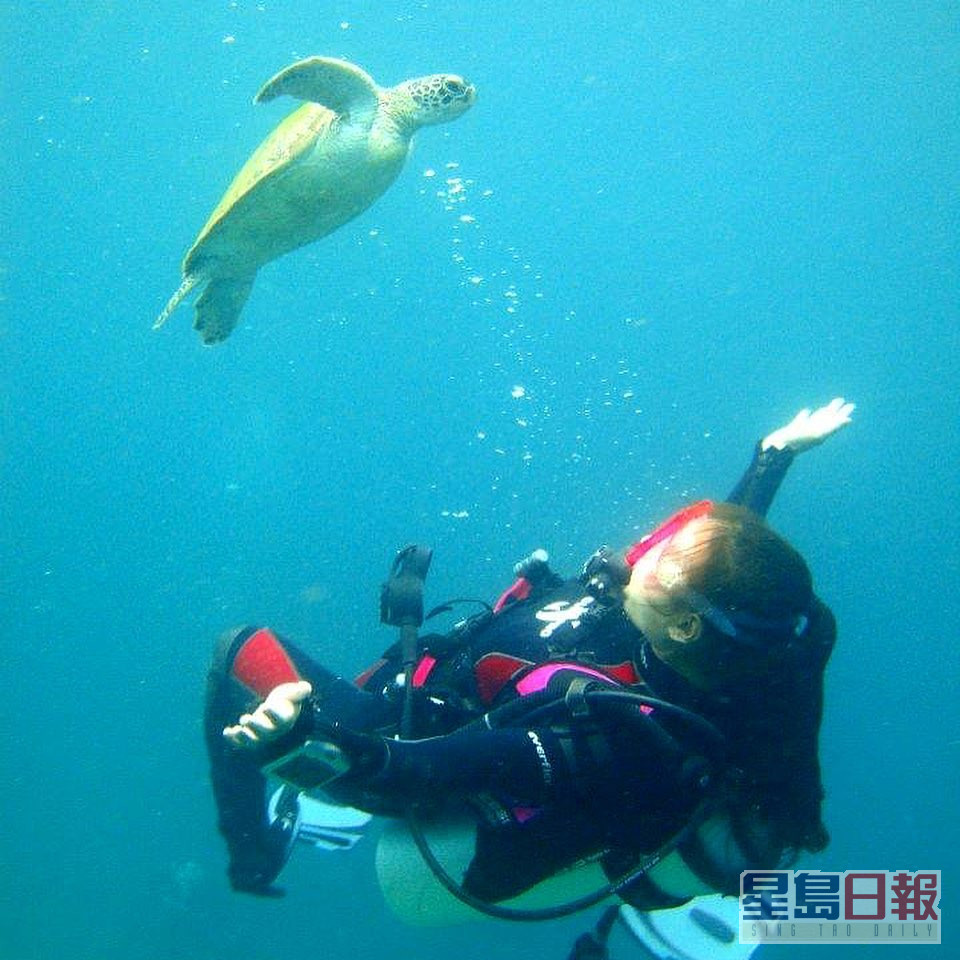 余晓彤获邀请参与澳洲一个保育澳洲大堡礁筹款活动。