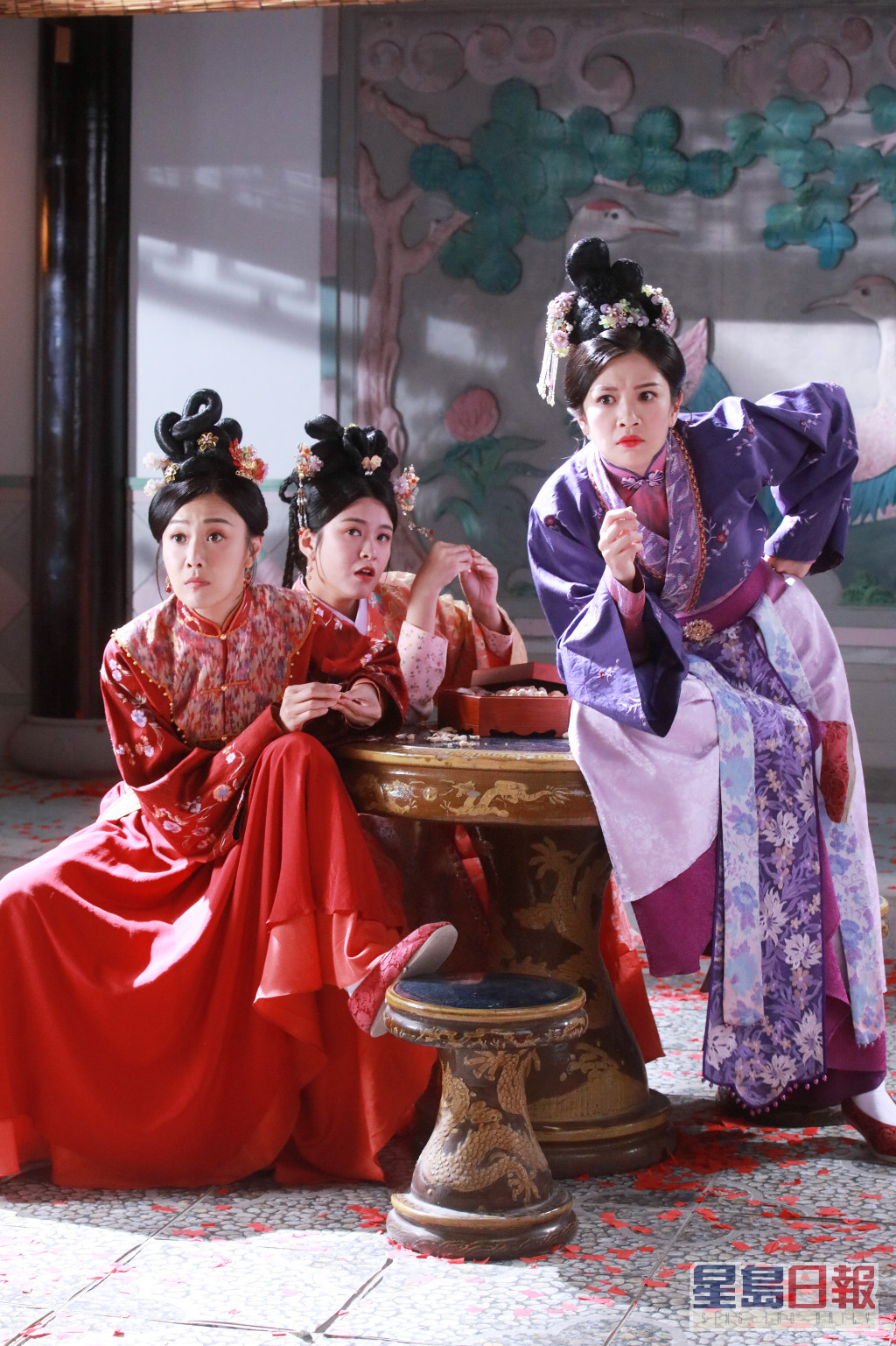 朱智贤、江嘉敏和麦美恩在剧中扮演妯娌，3人为护夫大斗法。