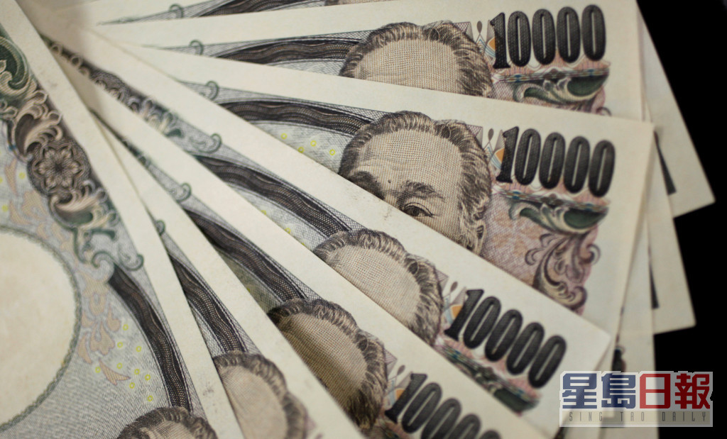 日圓兌港元匯價在5.8算徘徊。路透社資料圖片