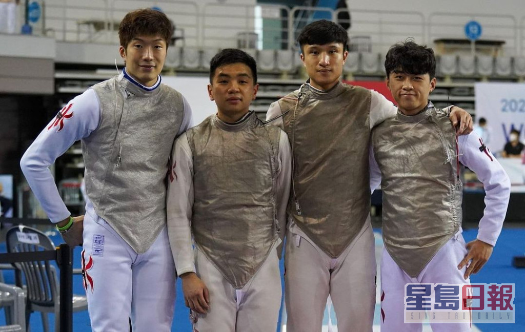 去年与张家朗、张小伦及蔡俊彦参加东京奥运男子花剑团体赛事受到外界注目