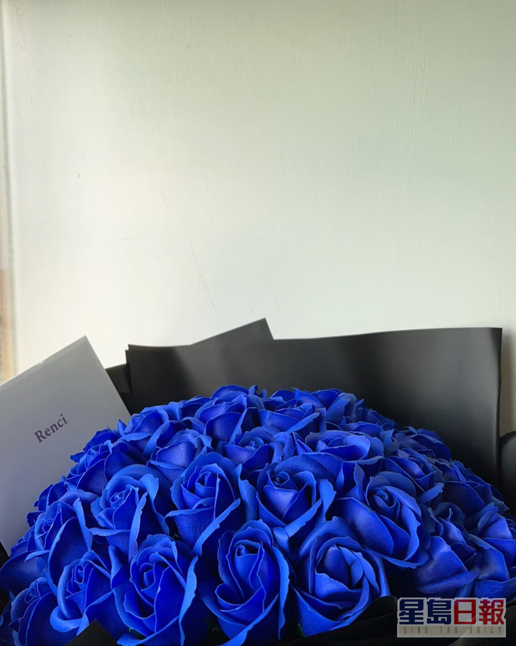 好靚嘅藍玫瑰。