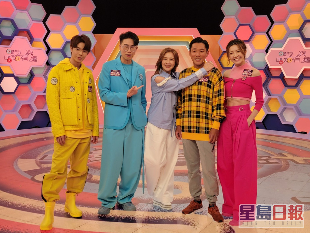 麥美恩與張頴康參與台慶直播節目《唔玩唔知有獎攞》。