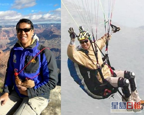 锺旭华进行滑翔伞活动后失踪，约6日后寻回，送院后证实死亡。 资料图片