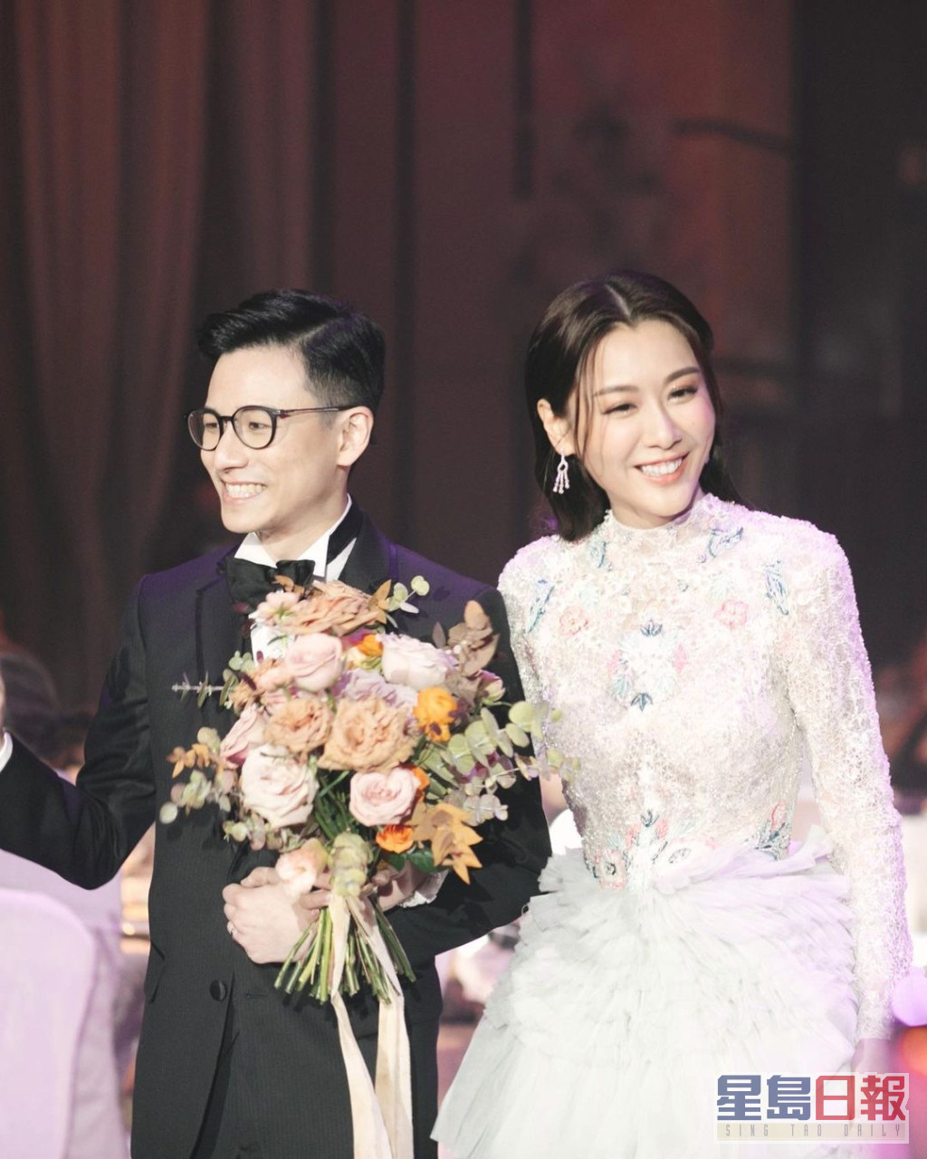 陈诗欣去年10月出嫁。