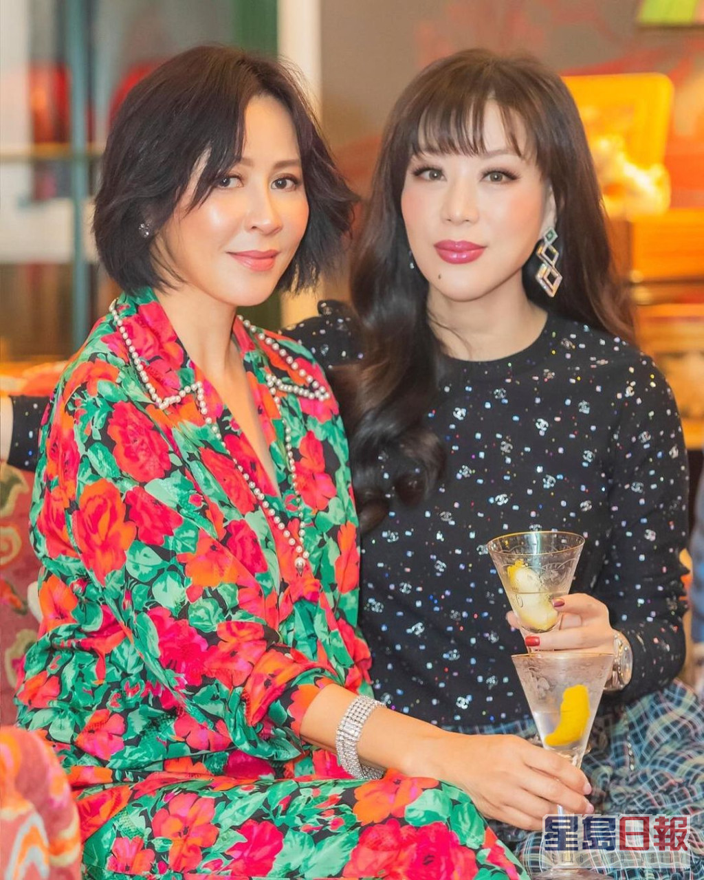 劉嘉玲與呂良偉太太楊小娟也是閨密，不時會有聚會。