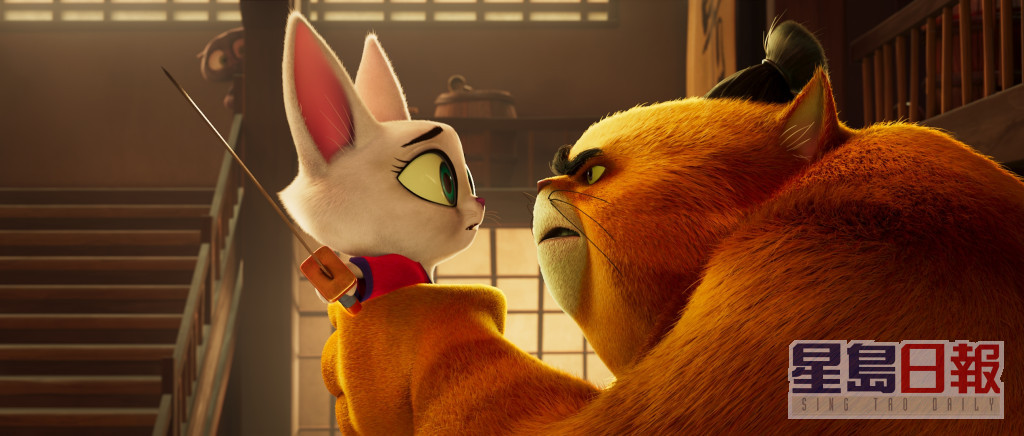 《非常猫狗反转武林》由中英美三地片商联合制作，电影有份角逐今年奥斯卡最佳动画片。