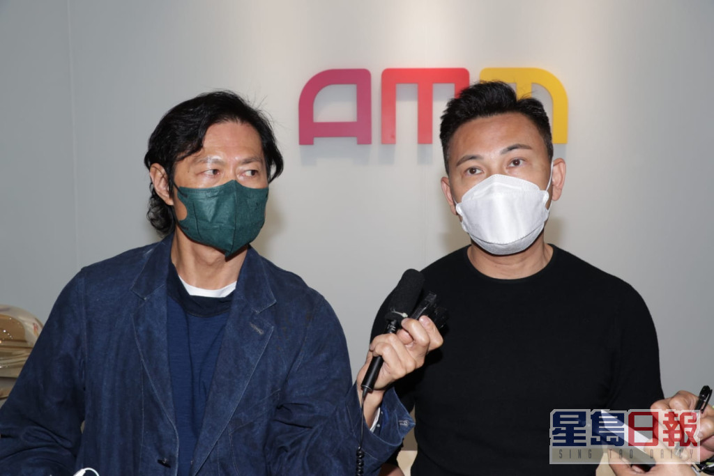 林文龍（右）話亞洲心動娛樂今年或會製作綜藝節目。