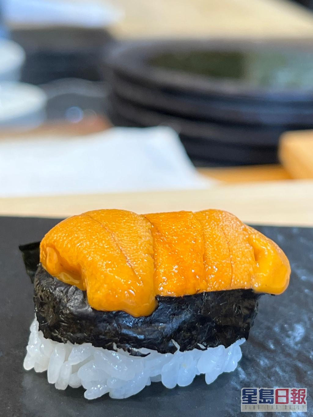 海膽滿滿嘅壽司好吸引呀。