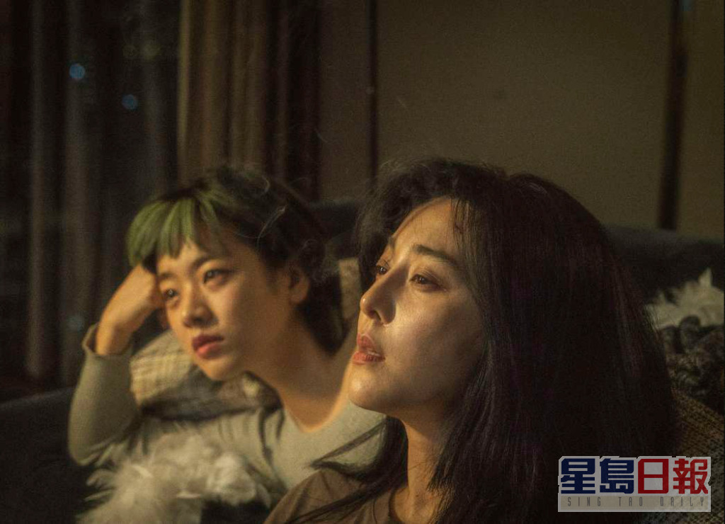 范冰冰在電影《綠夜》中化淡妝，飾演在韓國首爾機場安檢處工作的中國移民，與韓國女演員李周映發展同志戀情。