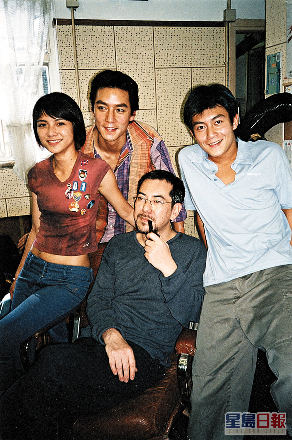吳彥祖與陳冠希2002年合作張艾嘉電影《想飛》，當時正值兩大男神的全盛時期。