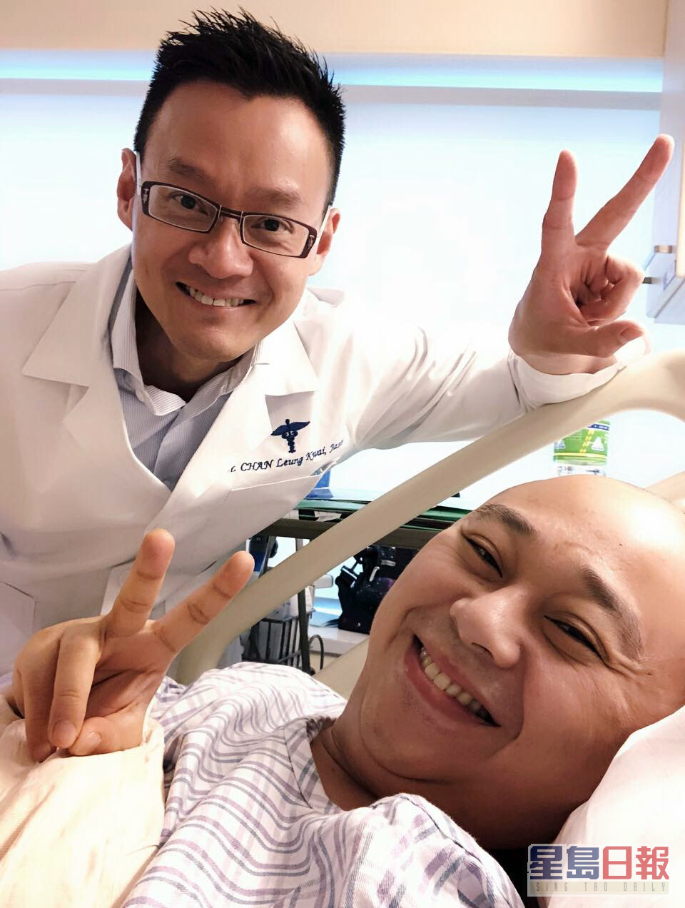 2018年林盛斌因心肌梗塞要进行通波仔手术。
