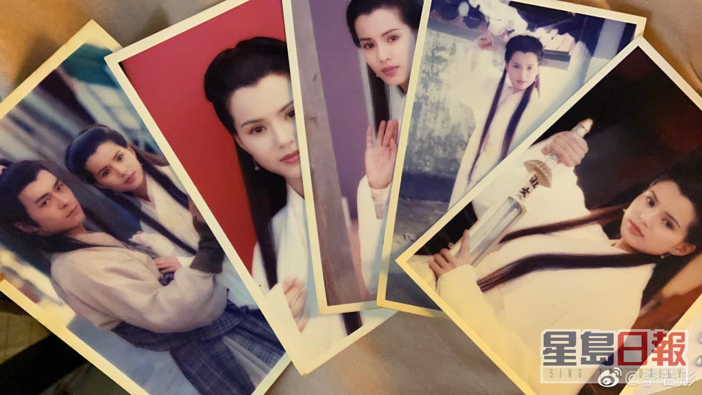 李若彤日前貼出多張粉絲寄給她的舊照，留言感謝粉絲多年來的支持。