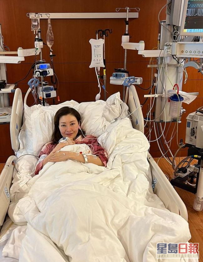 李嘉欣1月時自爆因急病入院，一度入住ICU。