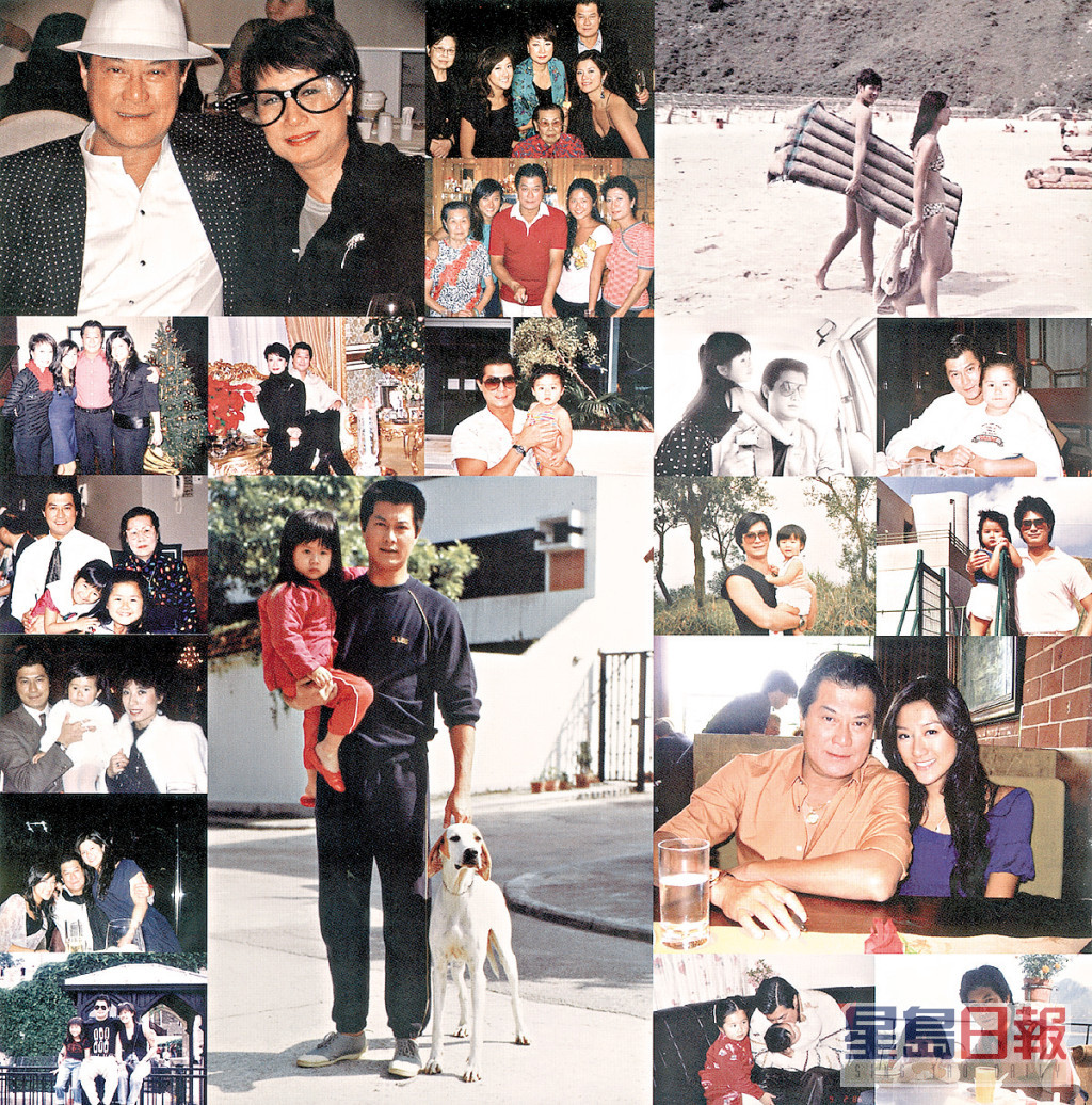 鄧家製作一本悼念冊給致祭的親友，內有鄧光榮生前生活照。