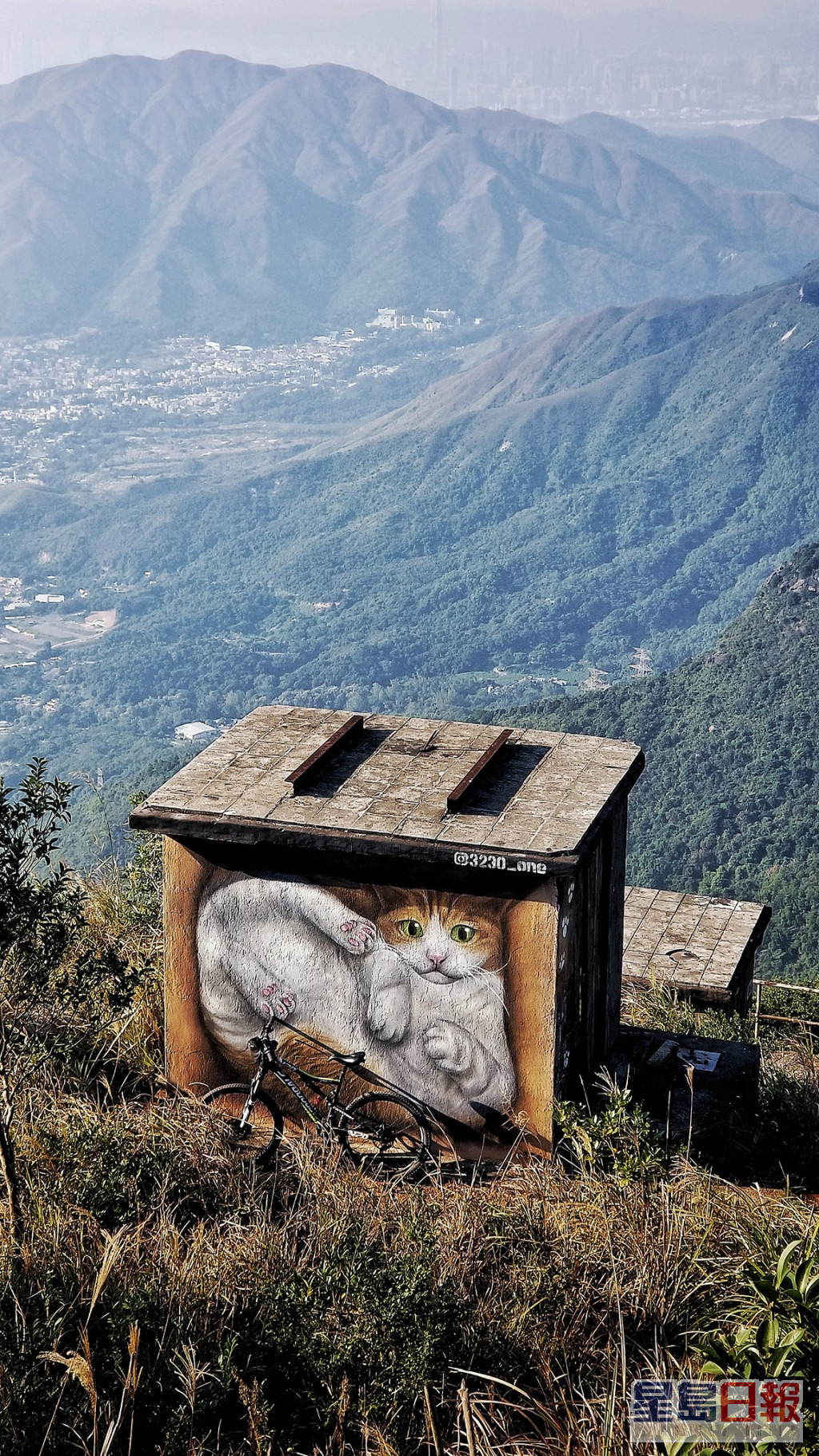 「貓屋」原為一間荒廢石屋，位於大帽山約870米高的地方。「山海一線」facebook