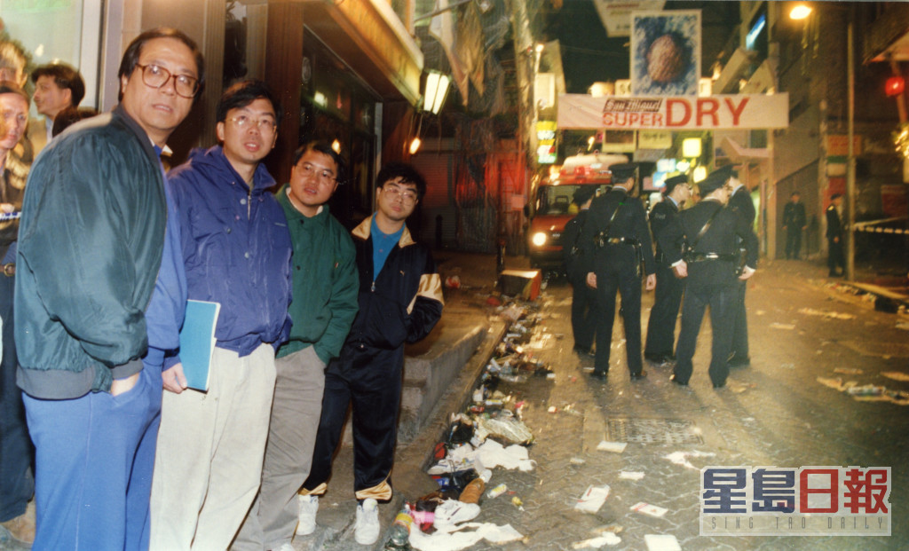 1993年元旦于兰桂坊发生的人踩人事件。