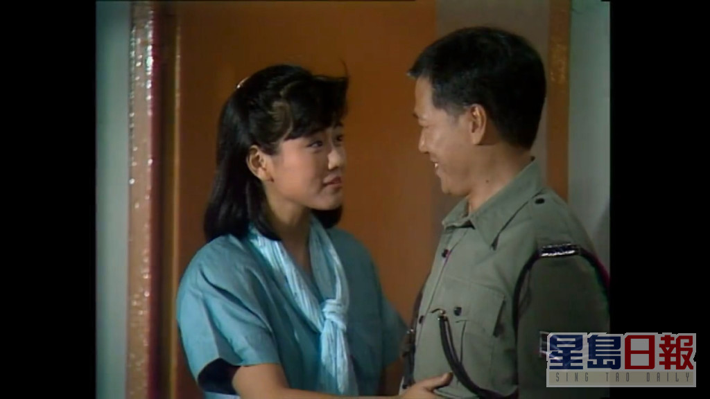 陈松伶17岁时拍TVB电影《刑警本色》。  ​