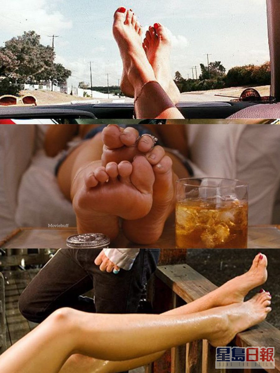 昆頓塔倫天奴的電影作品都可看到女性腳趾大特寫。