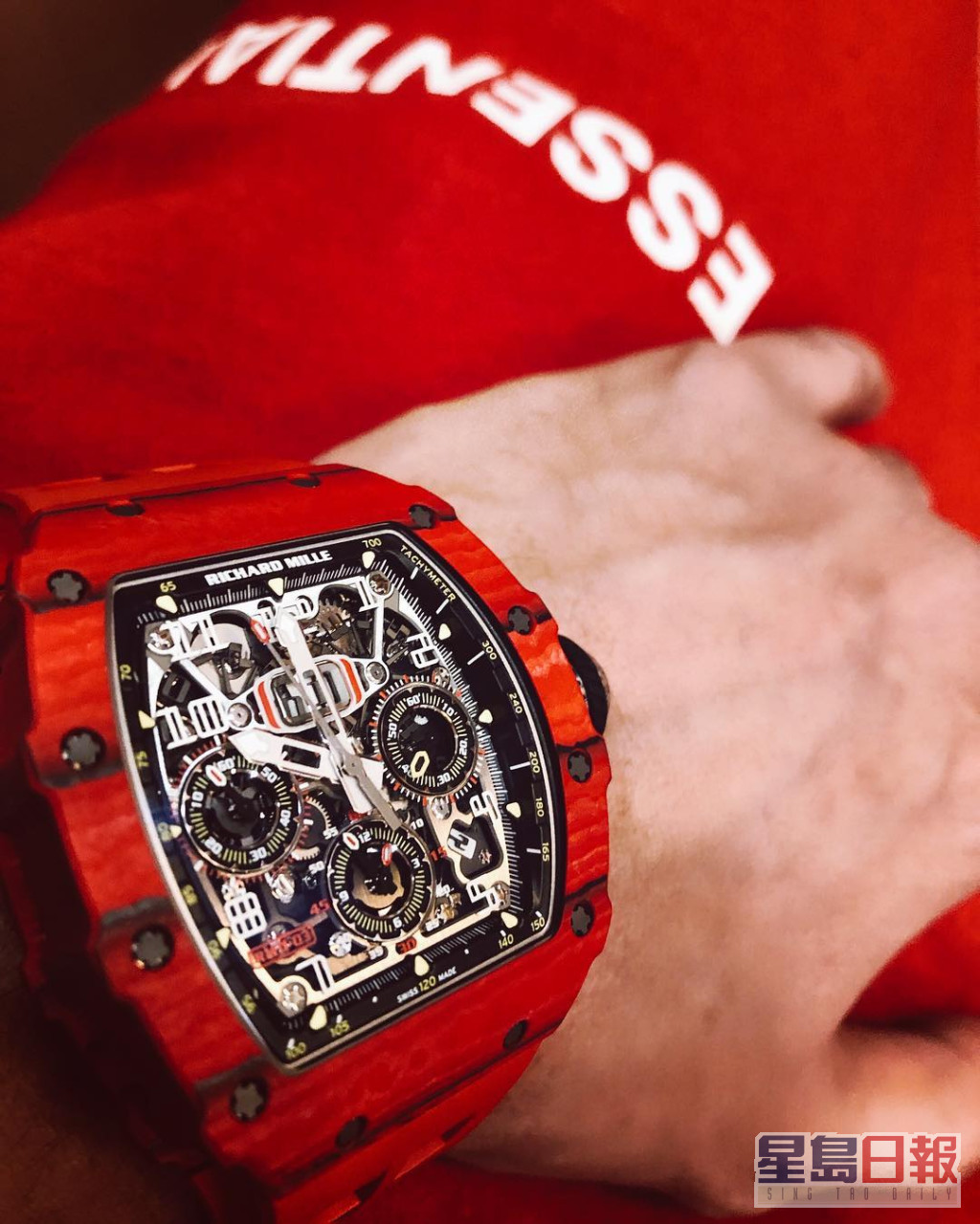 罗志祥拥有多款RICHARD MILLE腕表。