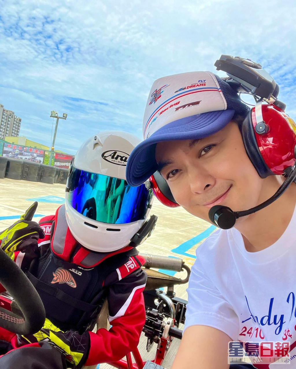 林志穎今年7月22日帶兒子去比賽期間發生車禍。